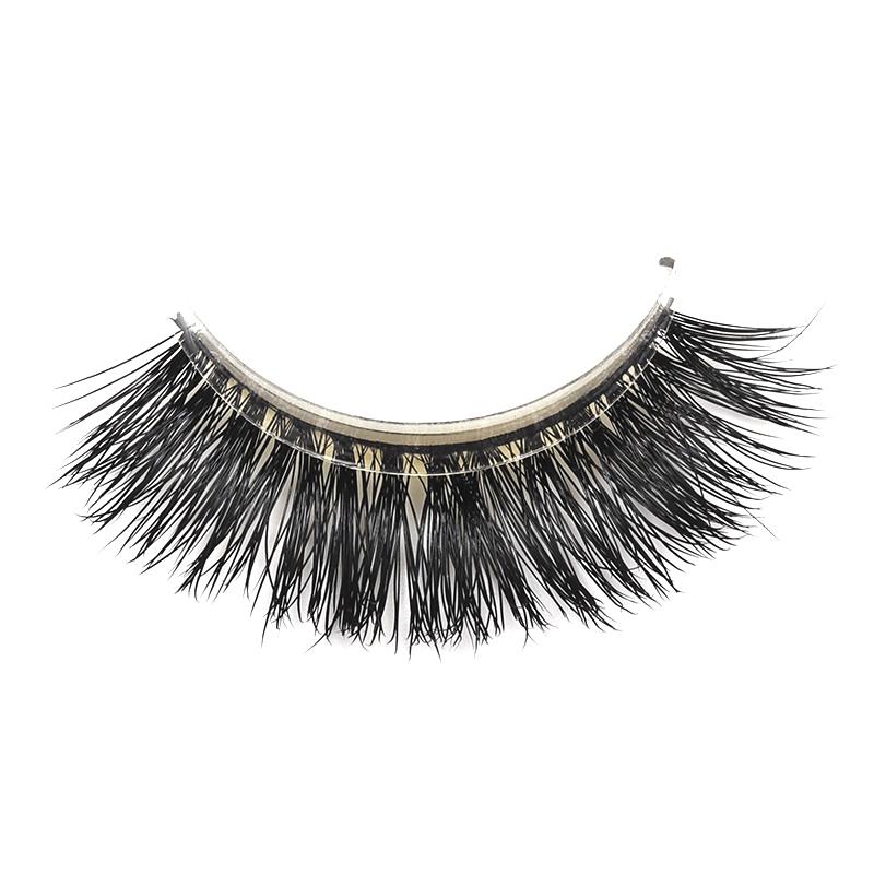 Glamorous Mink Strip Lashes with Adhesive (5)