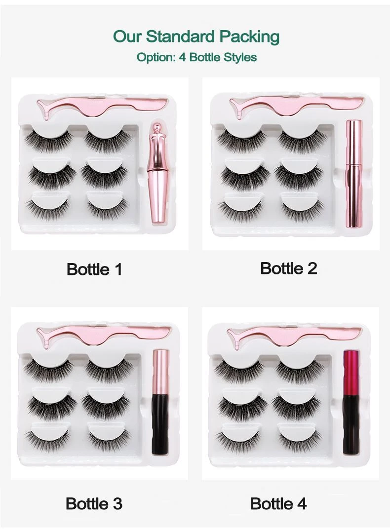 4 diffrent eyeliner bottle